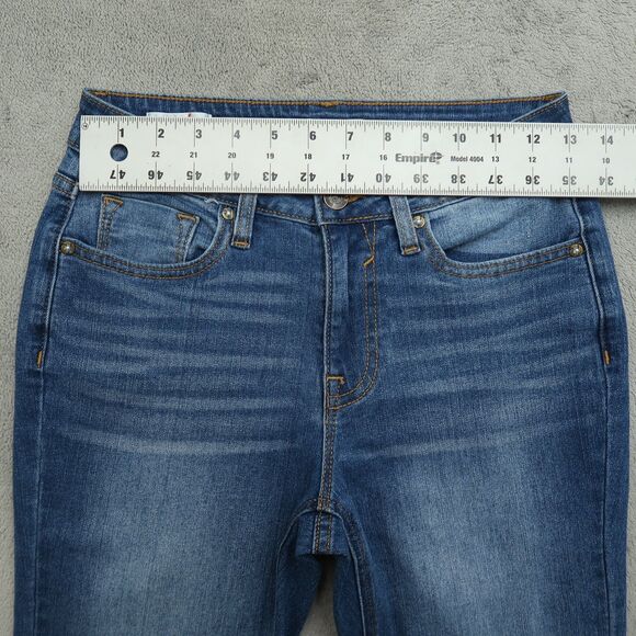 VIGOSS Jeans Women's Size 26 Blue Mid-Rise Marley Crop Boot Denim 30" Inseam - Picture 16 of 16